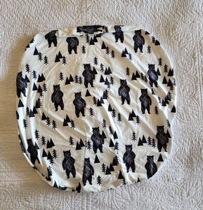 Baby Pillow Slipcover, Bear Print